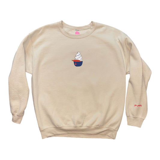 Blue Ice Cream Hat - Crewneck